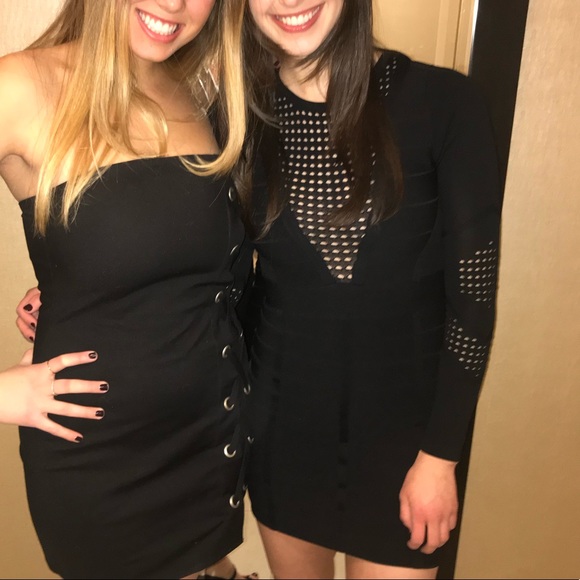 Bandage Long Sleeve Mini - Picture 1 of 3